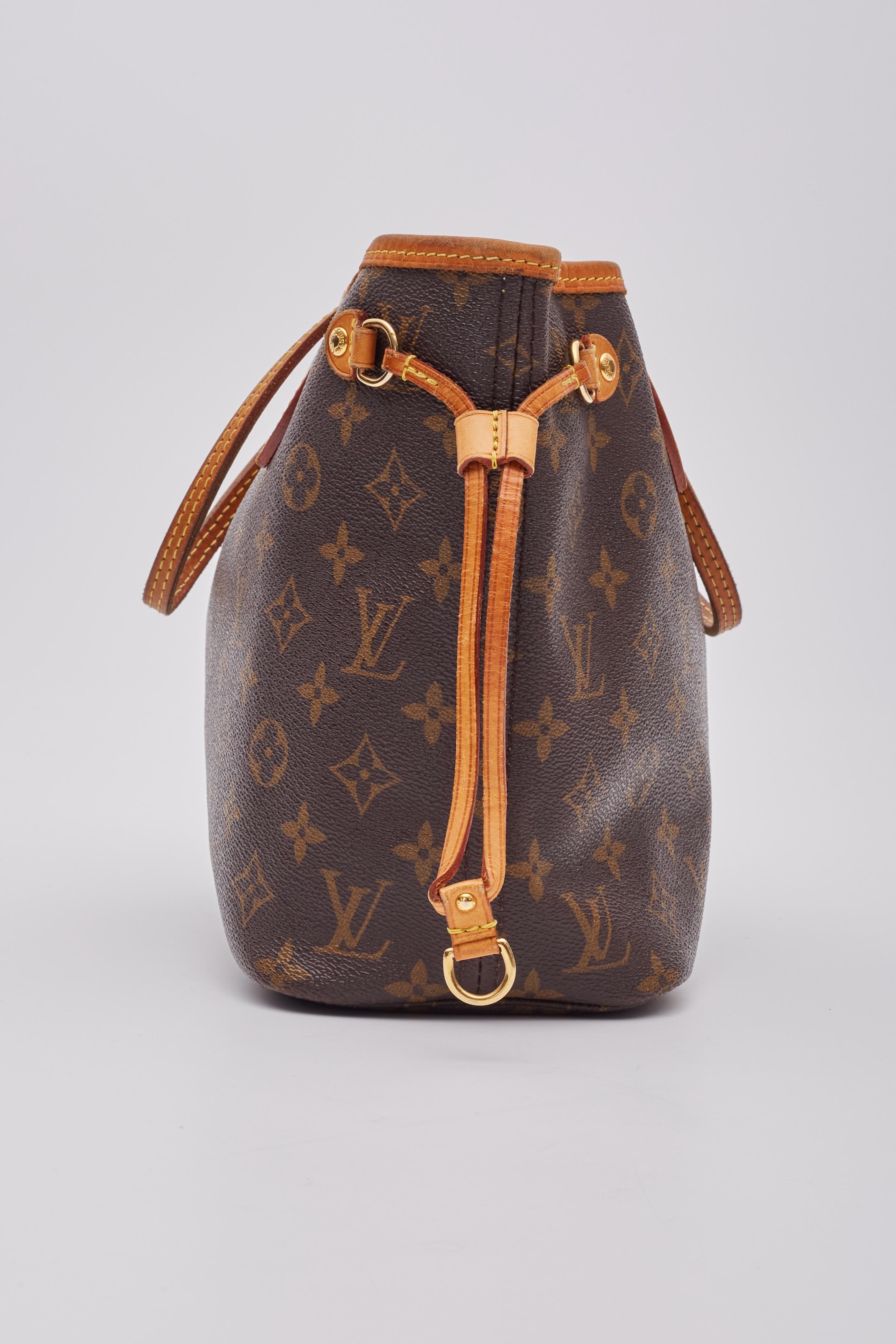 Louis Vuitton Monogram Neverfull Tote Pm Discontinued For Sale 3