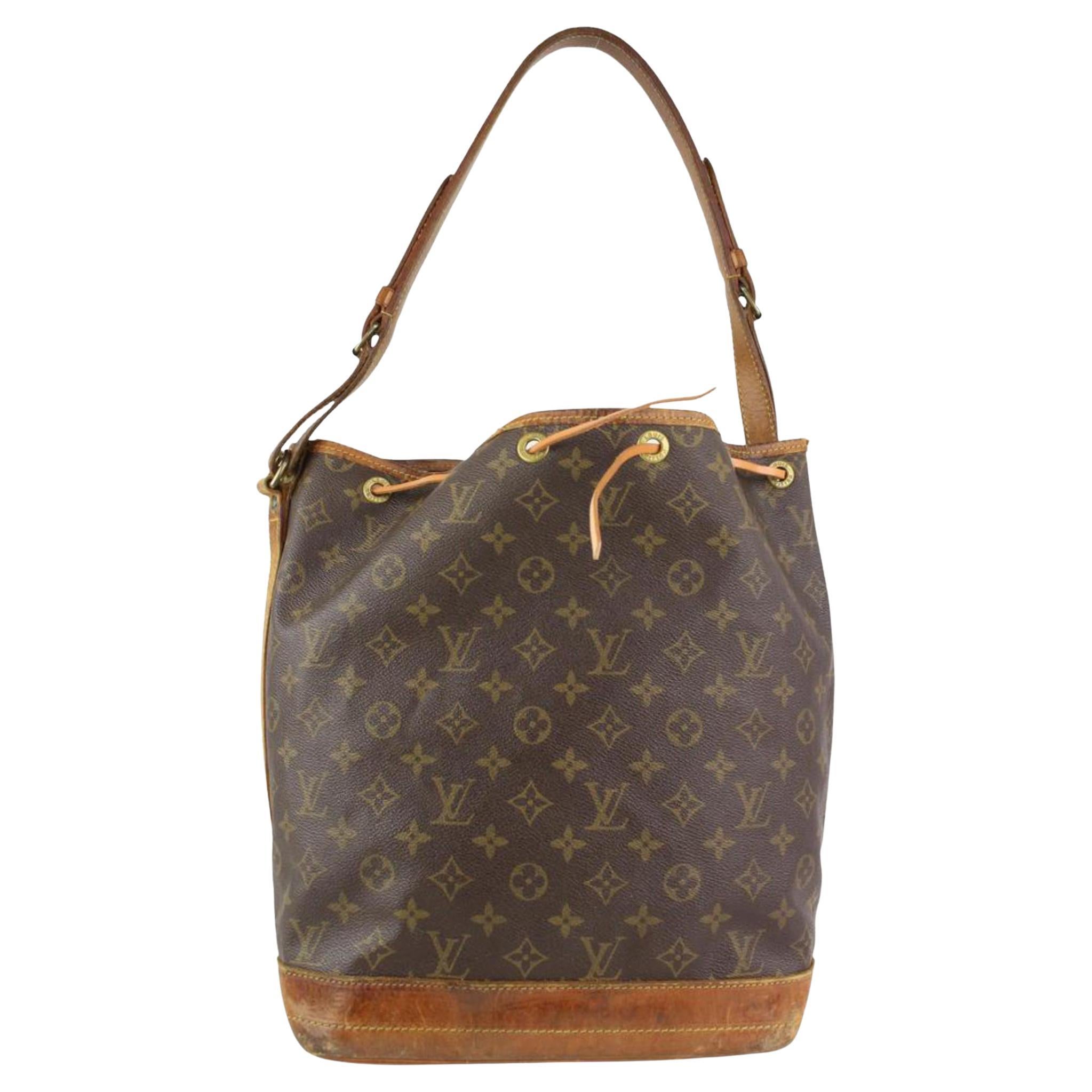 Louis Vuitton Monogram Petit Noe Drawstring Bucket Bag at 1stDibs