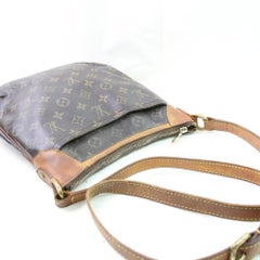 Louis Vuitton Monogram Odeon 867058 Brown Coated Canvas Shoulder Bag