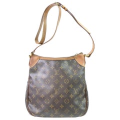 Louis Vuitton Monogram Odeon 867058 Brown Coated Canvas Shoulder Bag