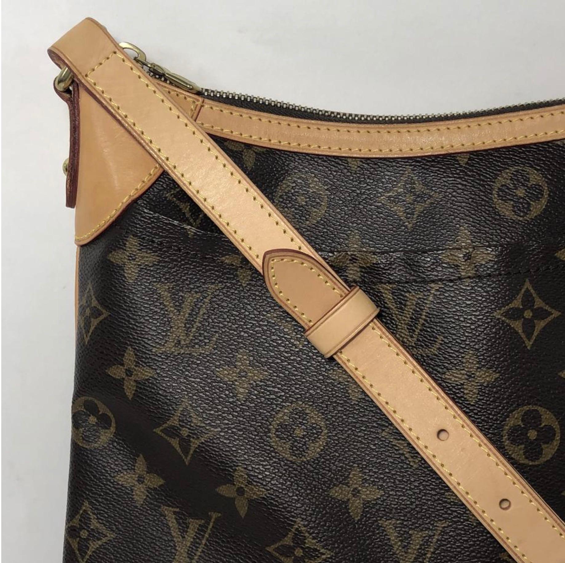 Black  Louis Vuitton Monogram Odeon PM Crossbody Shoulder Handbag For Sale