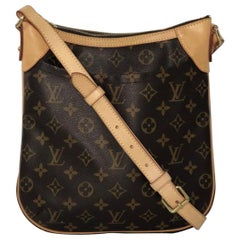 Louis Vuitton Monogram Odeon PM Crossbody Shoulder Handbag