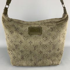LOUIS VUITTON Monogram Olive Green Impression Besace SS11 Bag