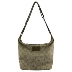 LOUIS VUITTON Monogram Olive Green Impression Besace SS11 Bag at