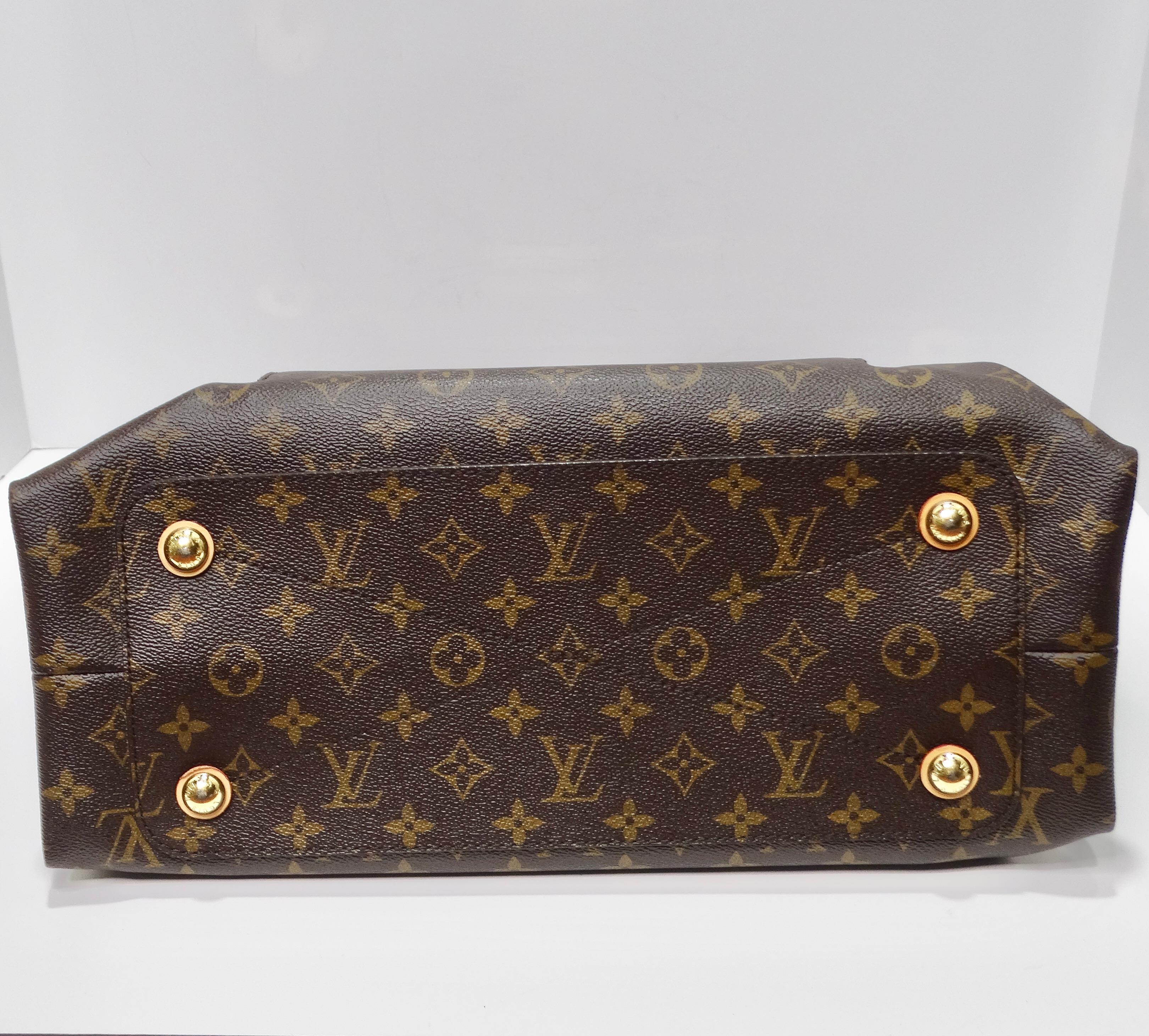 Louis Vuitton Monogram Olympe Havane Handtasche im Angebot 6