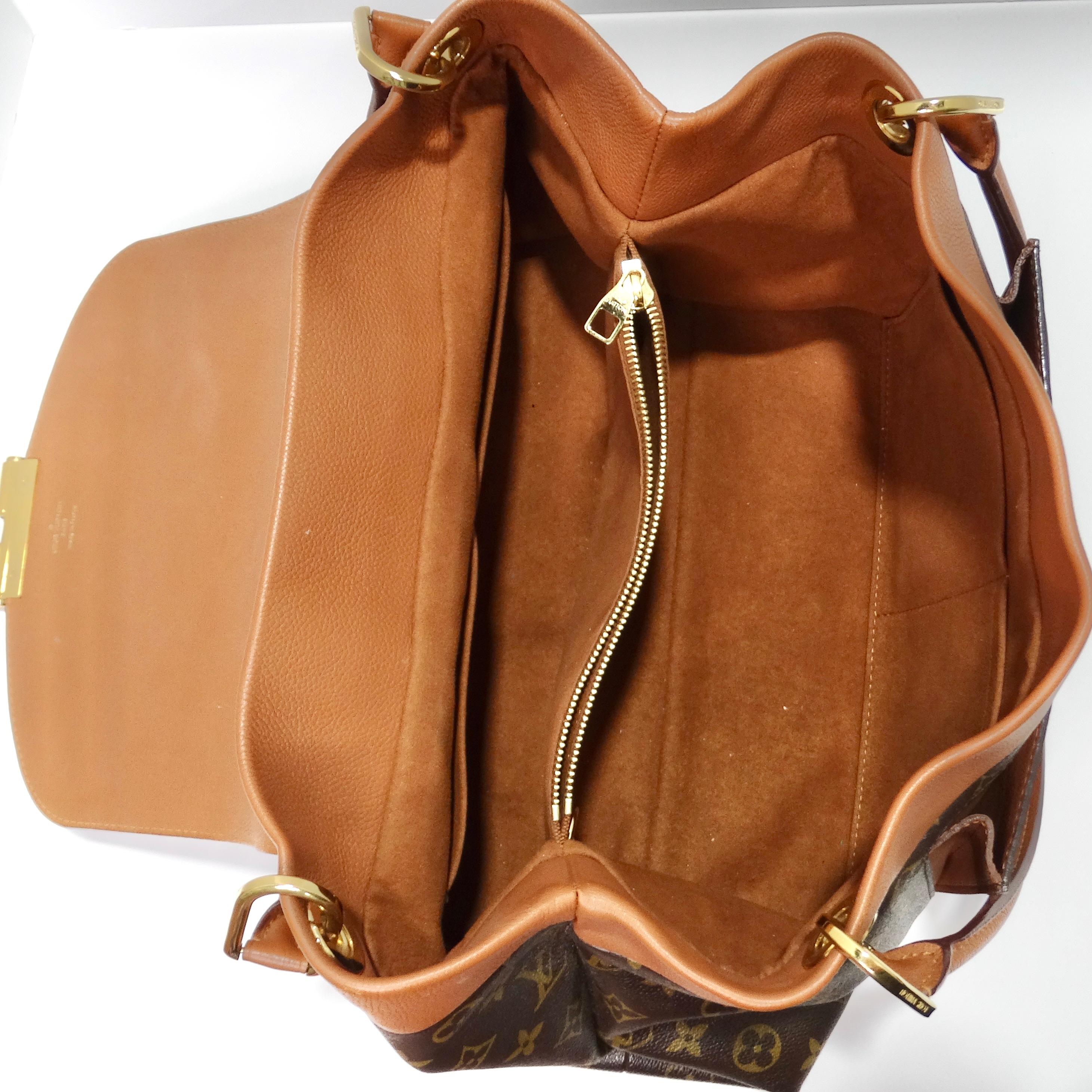 Louis Vuitton Monogram Olympe Havane Handbag For Sale 7