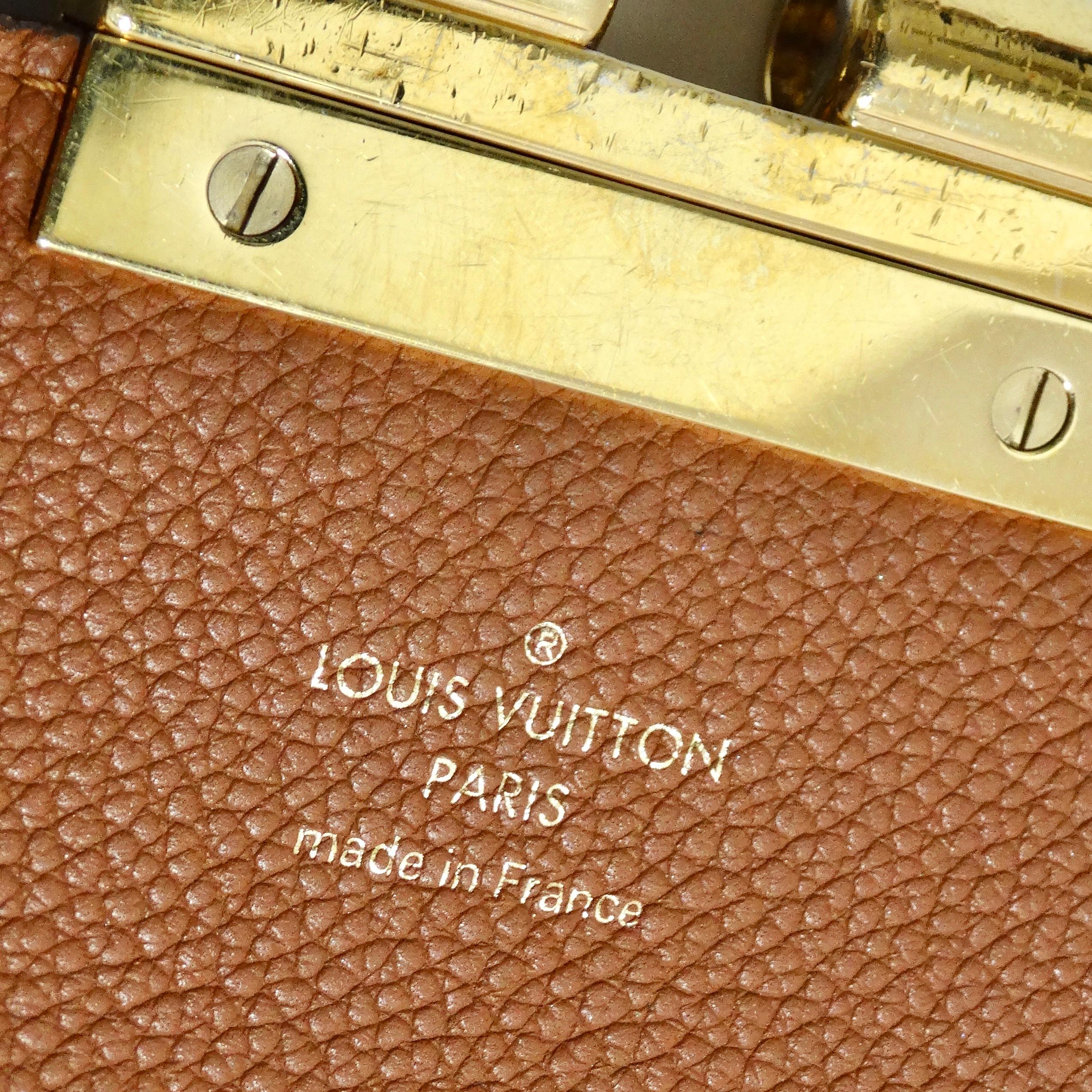 Louis Vuitton Monogram Olympe Havane Handtasche im Angebot 8