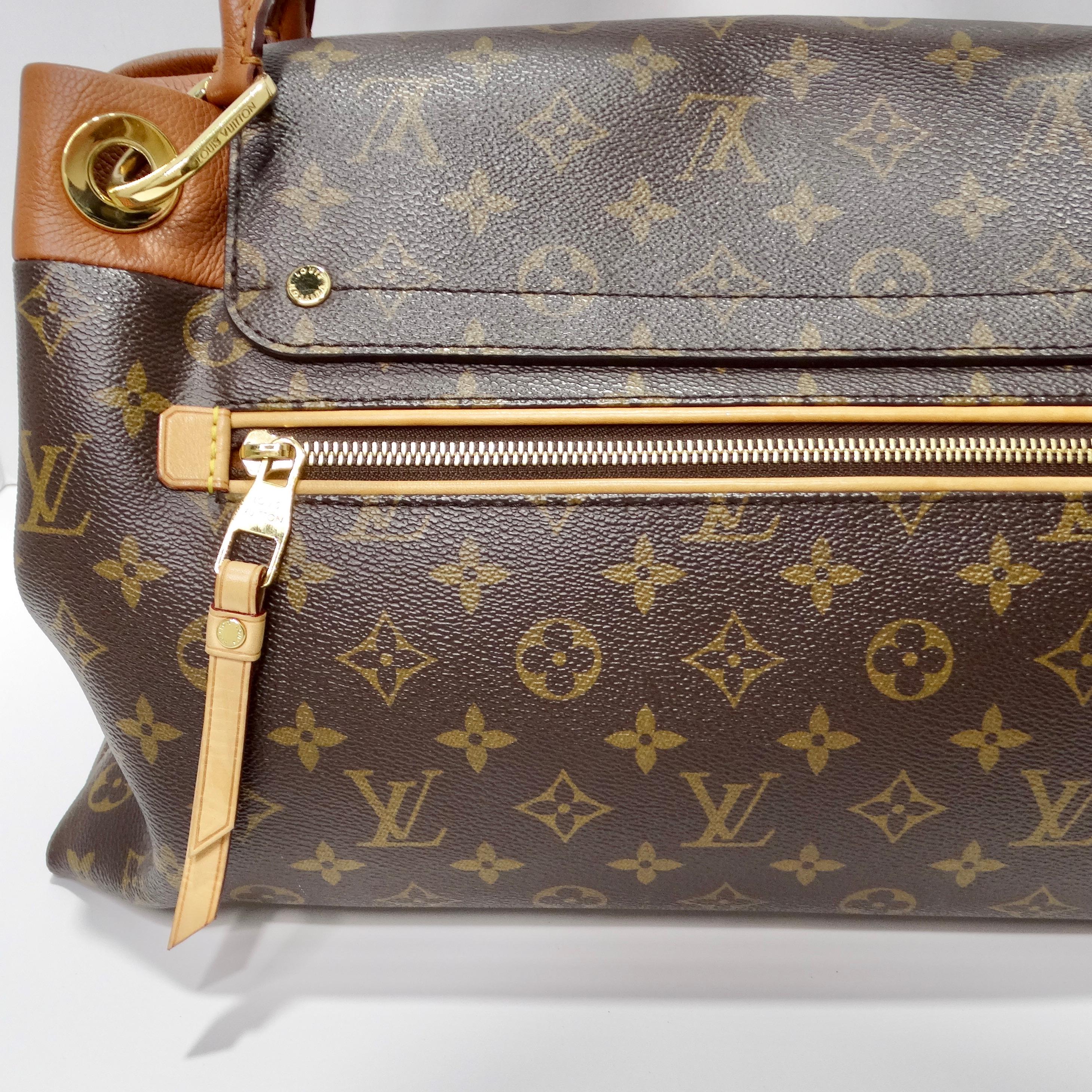 Louis Vuitton Monogram Olympe Havane Handtasche im Angebot 3