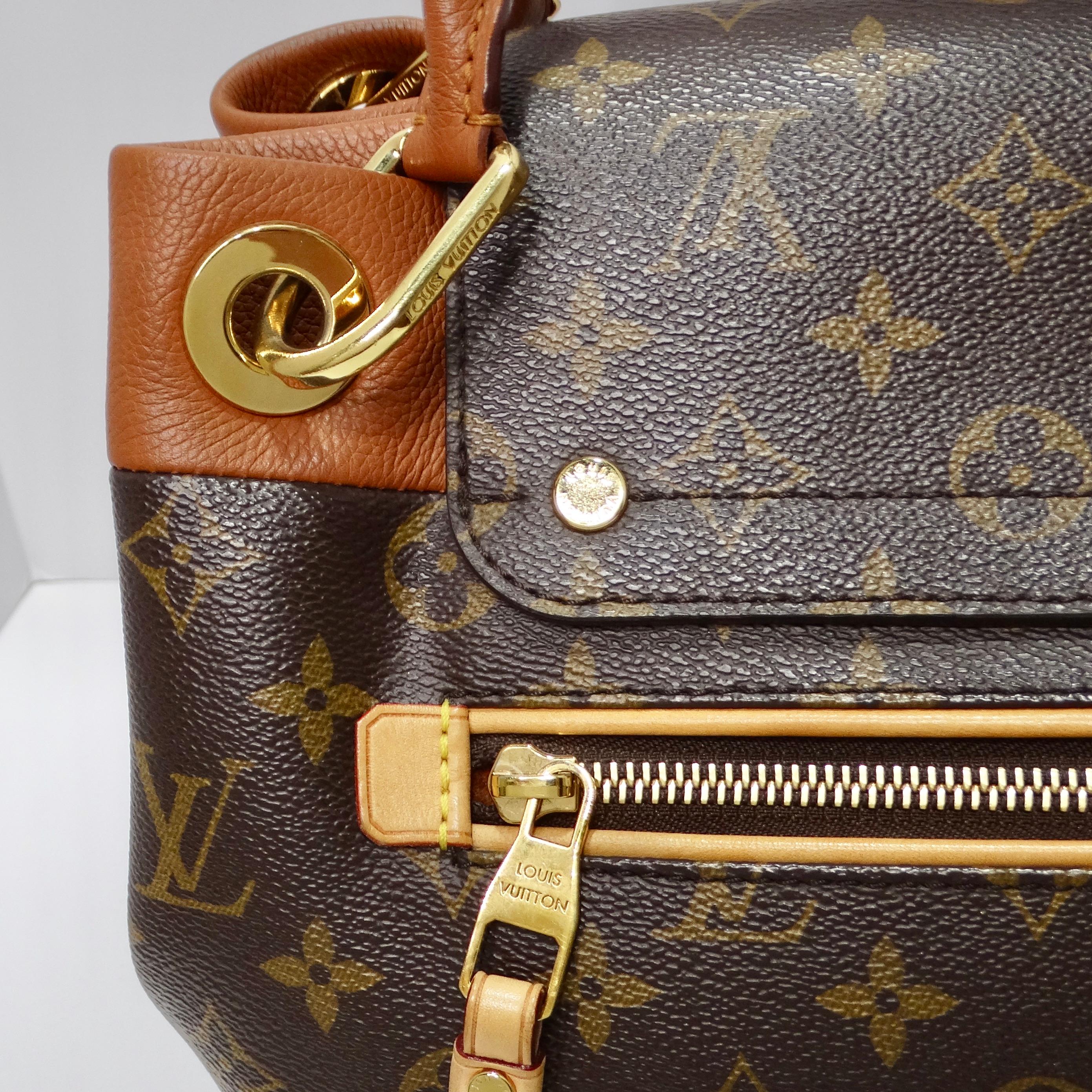 Louis Vuitton Monogram Olympe Havane Handtasche im Angebot 4