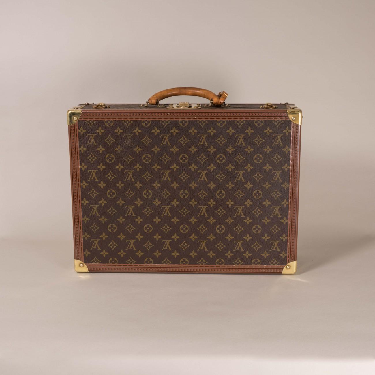 French Louis Vuitton Monogram Overnight Case, circa 1980