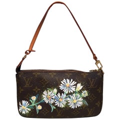 Louis Vuitton Monogram Painted Daisies Pochette Accessoires Accessories Pouch