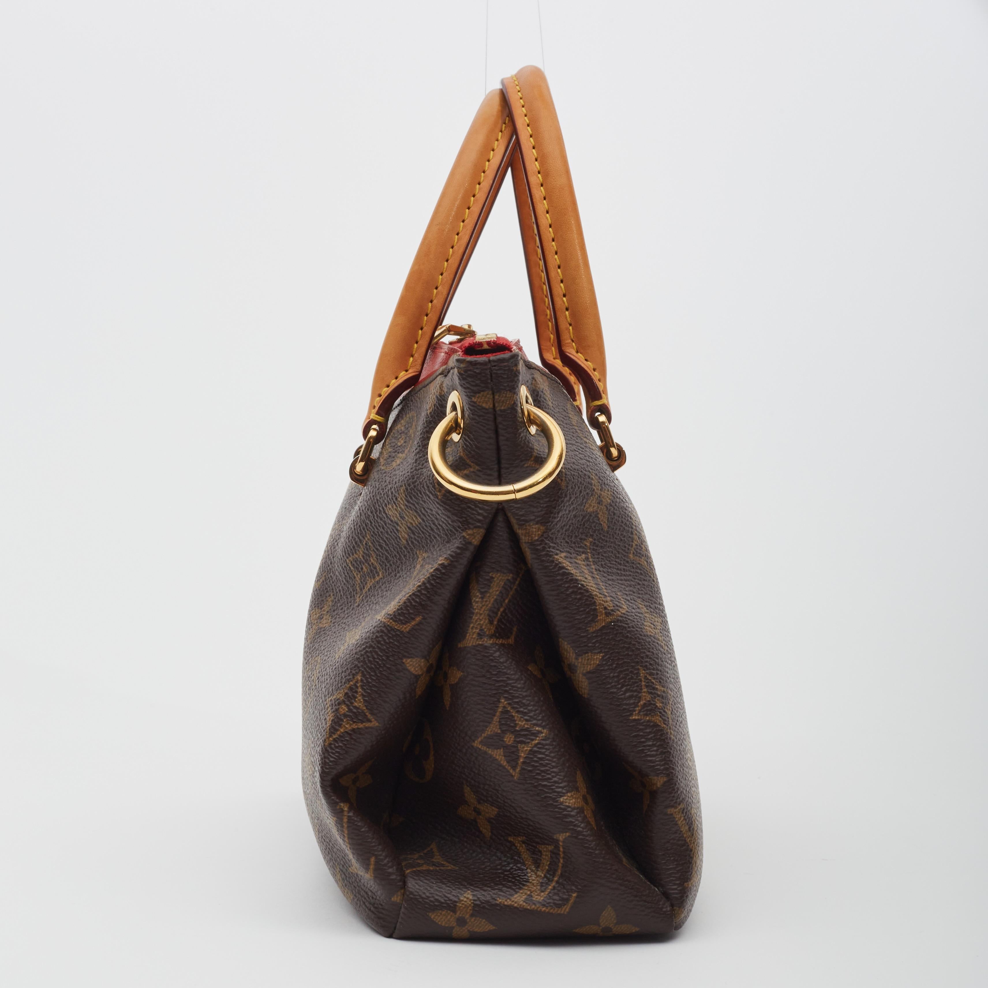 Women's Louis Vuitton Monogram Pallas Bb Cerise Shoulder Bag