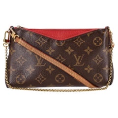 Louis Vuitton Monogram Pallas Clutch Tasche mit Monogramm