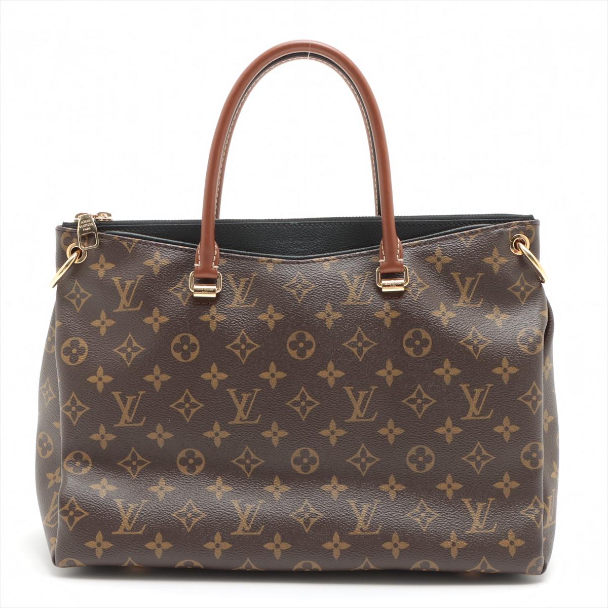 The Louis Vuitton Monogram Pallas MM is a luxurious and versatile handbag that showcases the brand's iconic Monogram canvas pattern in a sophisticated and contemporary design.  The bag features the renowned Monogram canvas, which is a symbol of