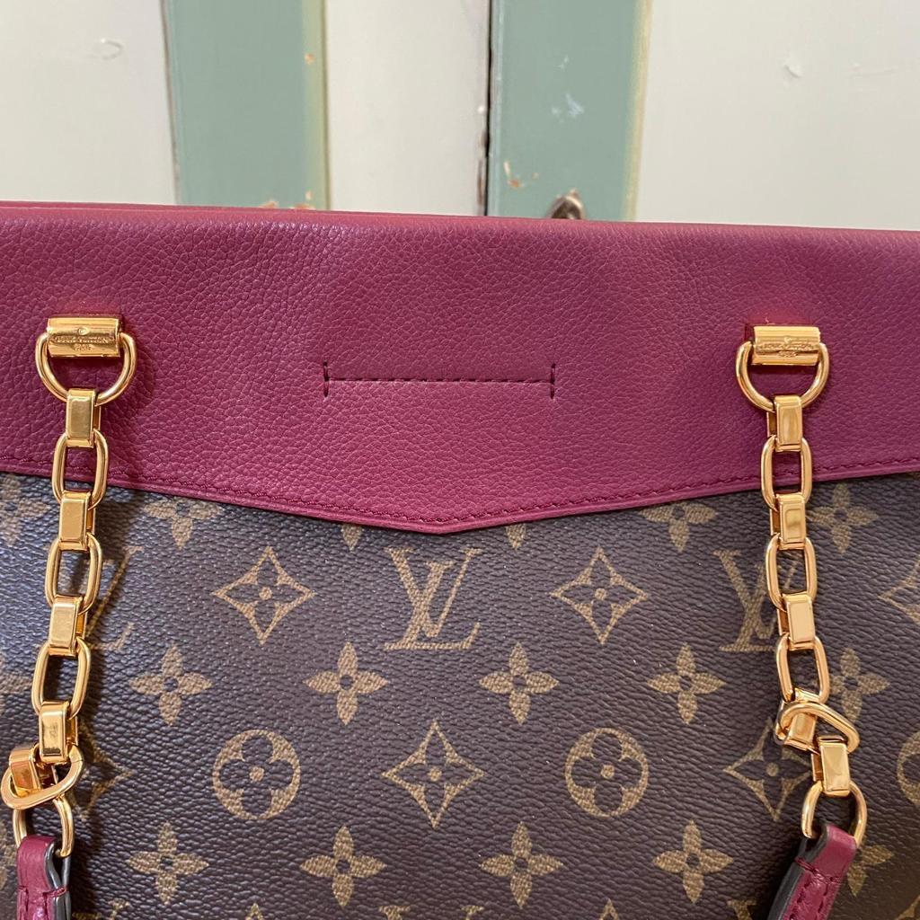 Black Louis Vuitton Monogram Pallas shopper bag