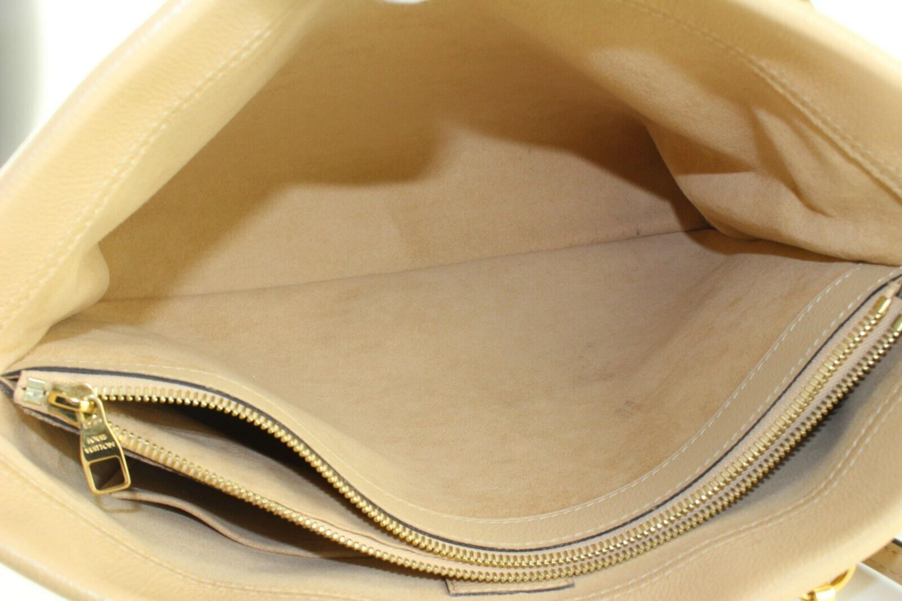 Louis Vuitton Monogram Pallas Shopper Dune Leather Chain Bag 4LK0502 For Sale 4
