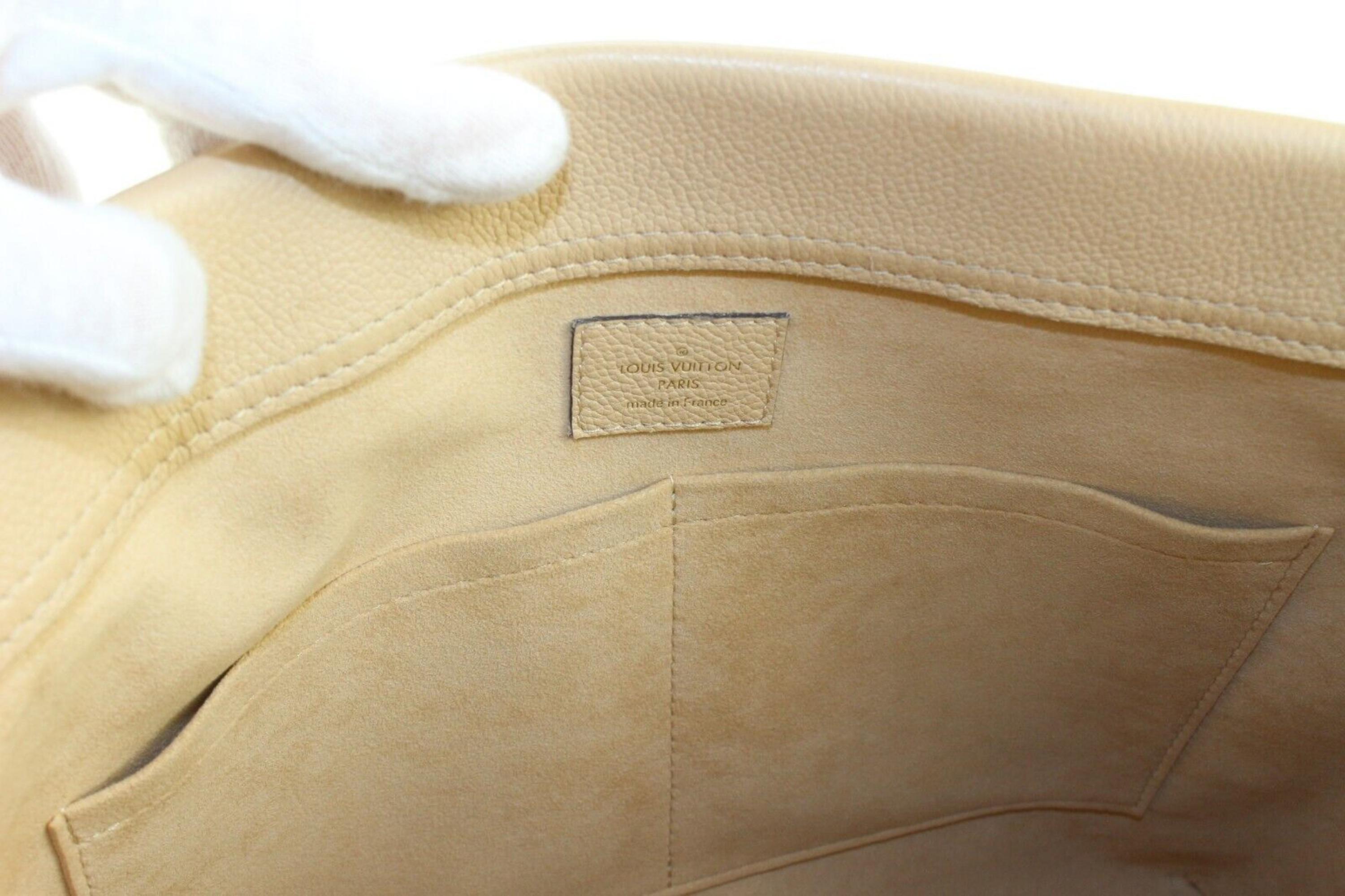 Louis Vuitton Monogram Pallas Shopper Dune Leather Chain Bag 4LK0502 For Sale 5