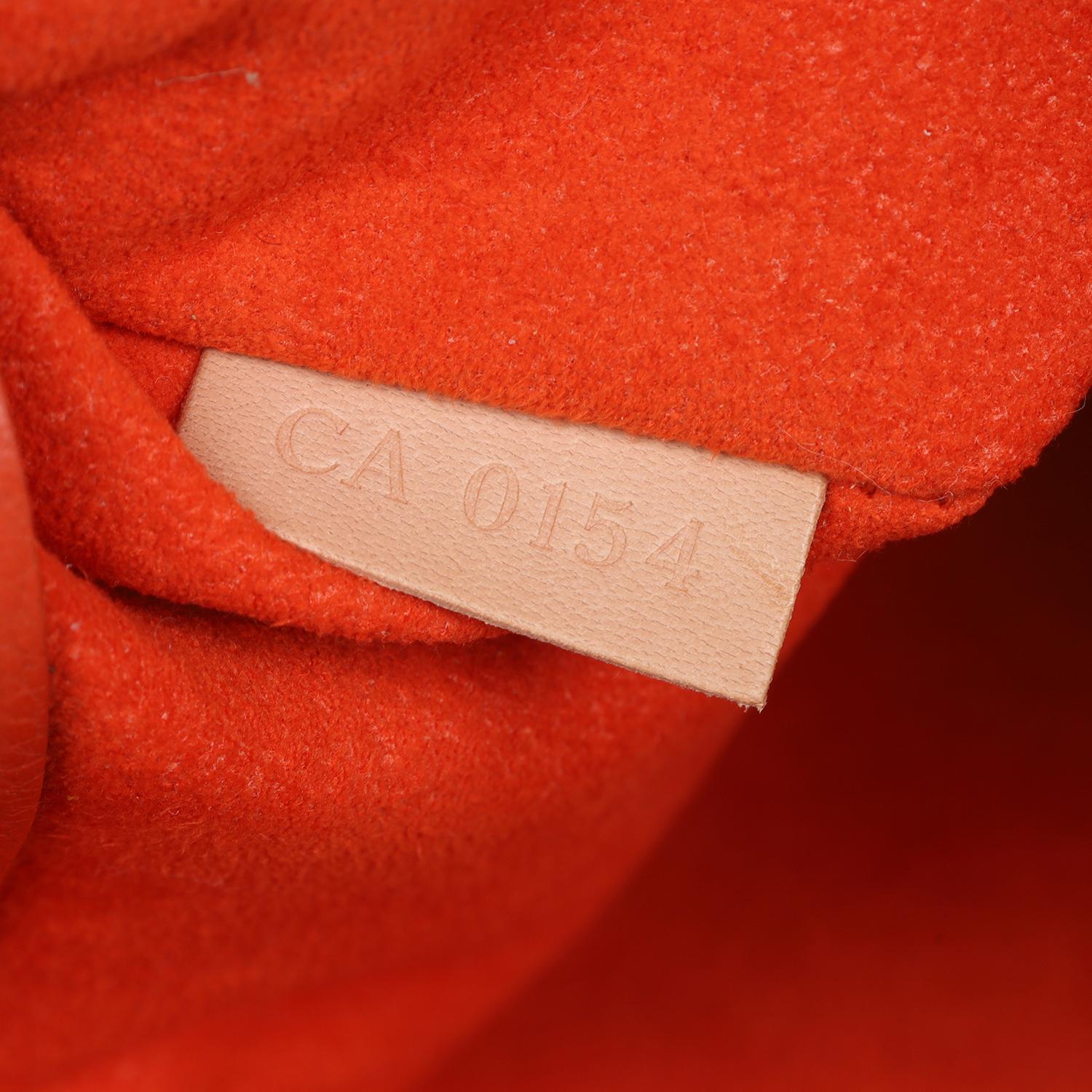 Louis Vuitton Monogram Pallas Shoulder Bag Orange 9