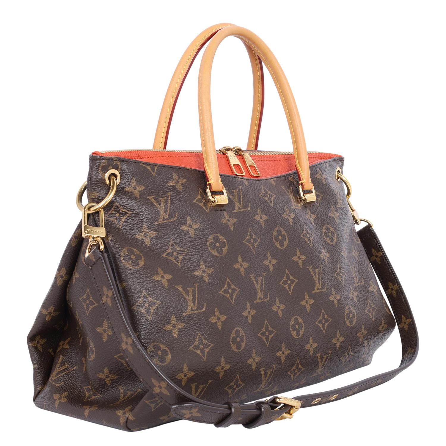 Louis Vuitton Monogram Pallas Shoulder Bag Orange 1