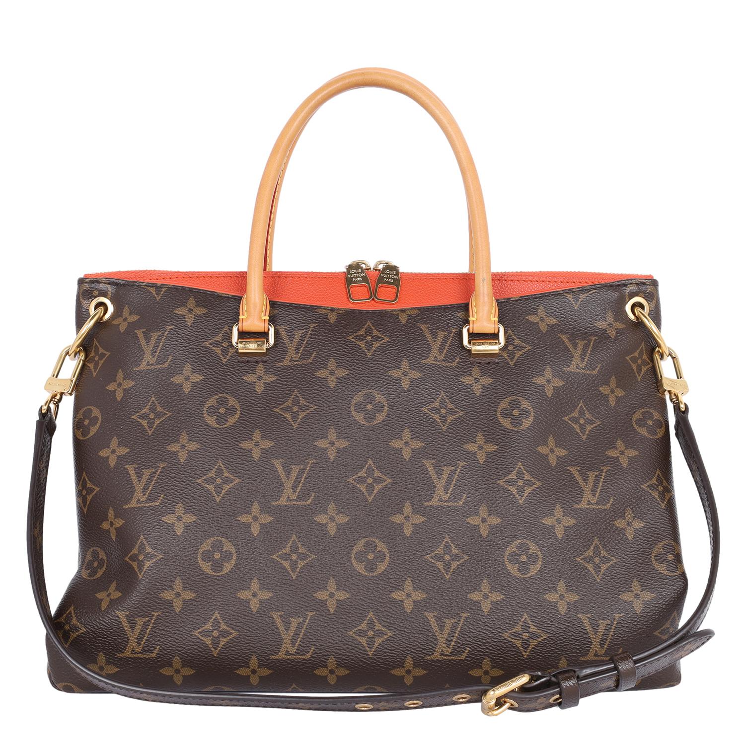 Louis Vuitton Monogram Pallas Shoulder Bag Orange 3