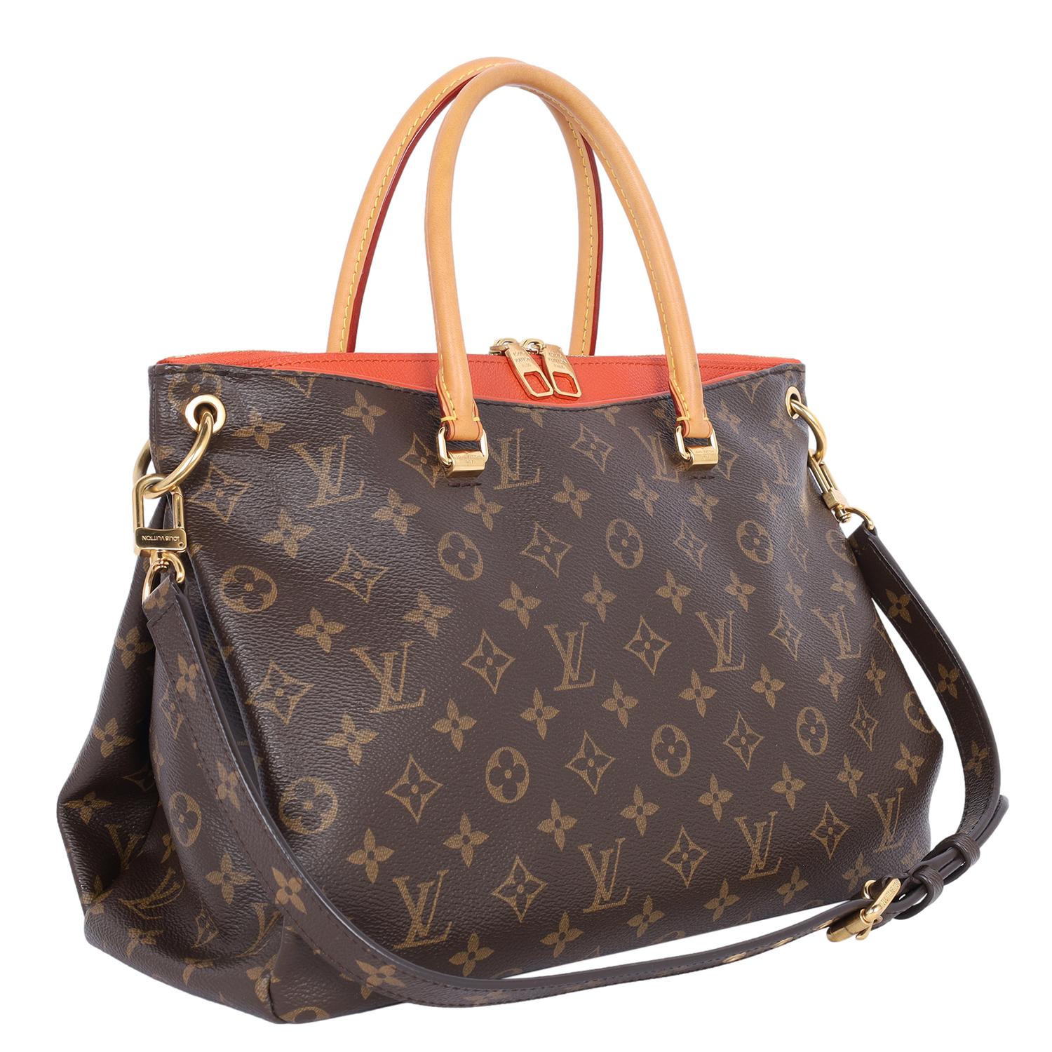 Louis Vuitton Monogram Pallas Shoulder Bag Orange 4