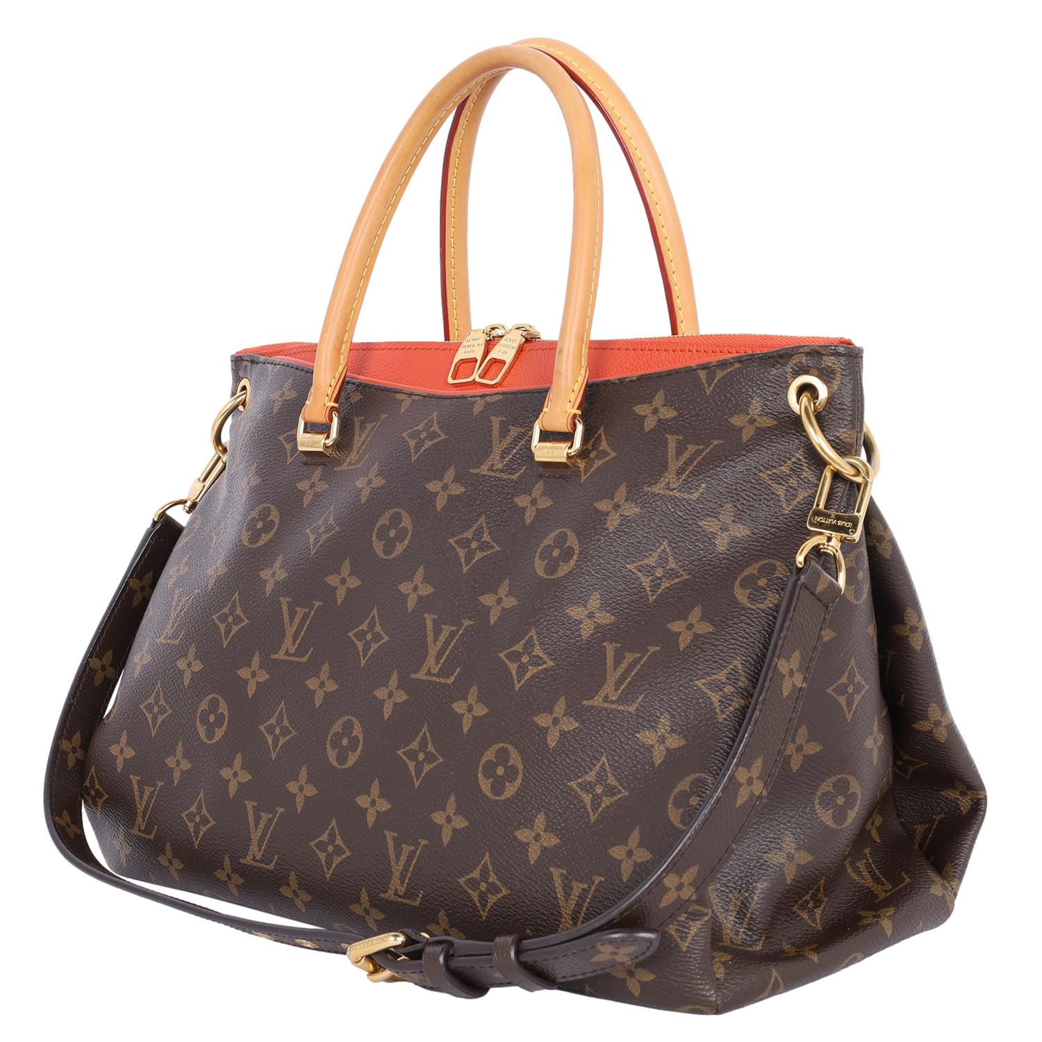 Louis Vuitton Monogram Pallas Shoulder Bag Orange 5
