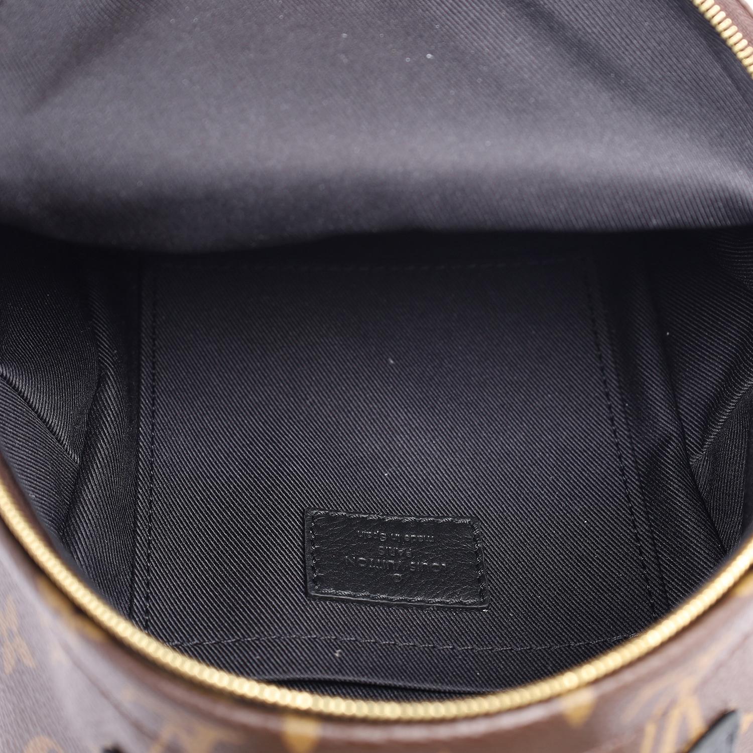 Louis Vuitton Monogram Palm Springs Mini Backpack Brown 9