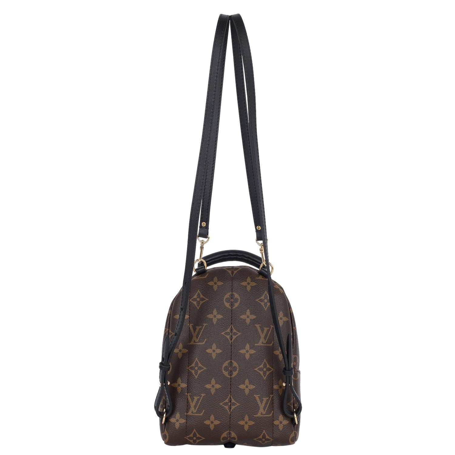 Louis Vuitton Monogram Palm Springs Mini Backpack Brown In Excellent Condition In Salt Lake Cty, UT
