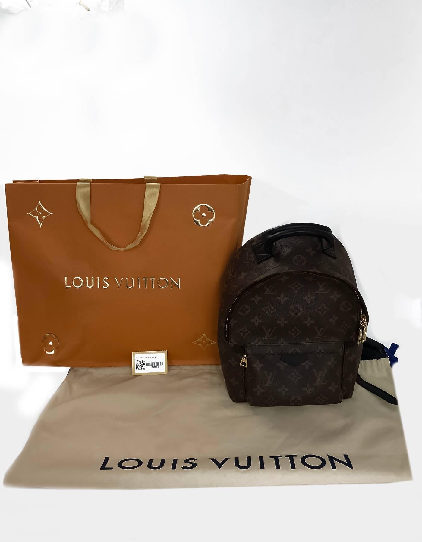 Louis Vuitton Monogram Palm Springs PM Backpack Bag with DB 3