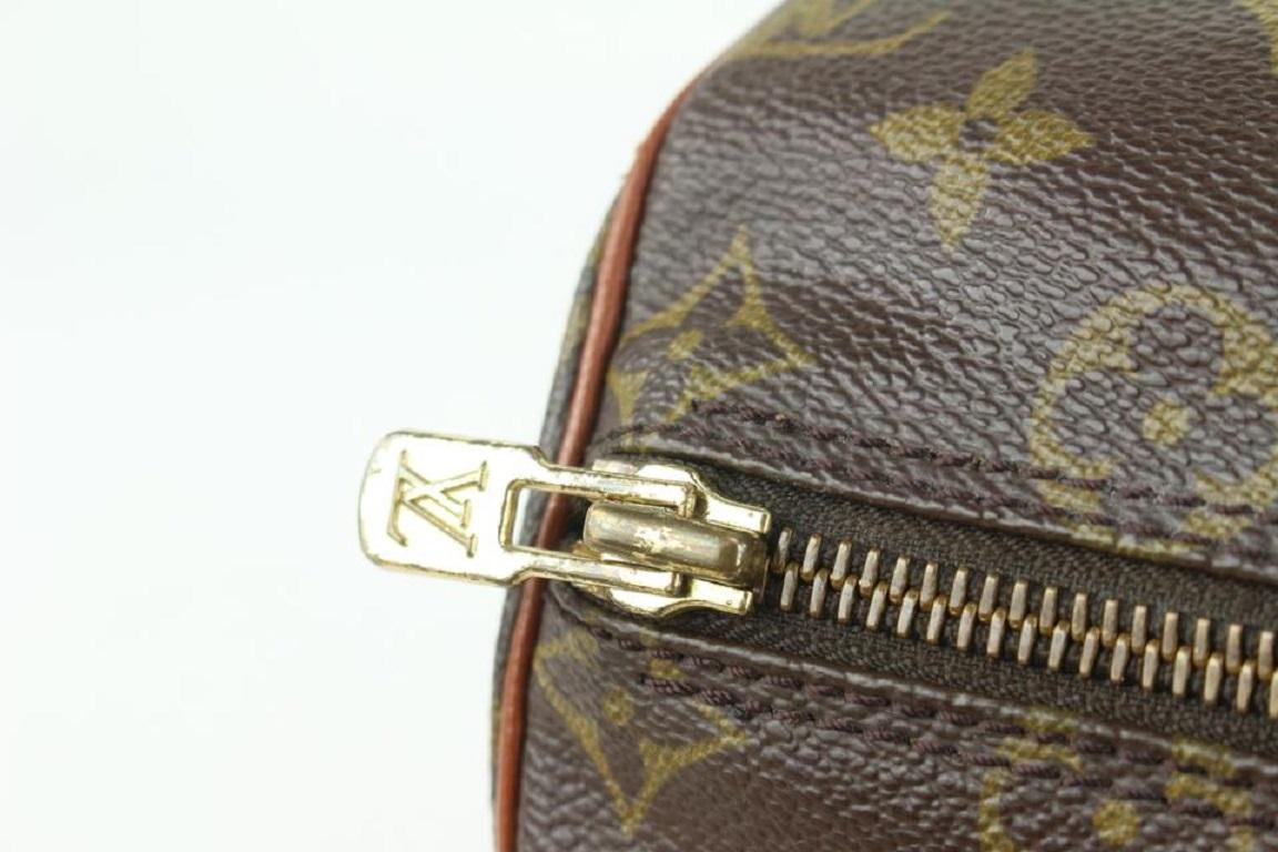 Louis Vuitton Monogram Papillon 26 Boston Barrell Cylinder Bag 917lv22 In Good Condition In Dix hills, NY