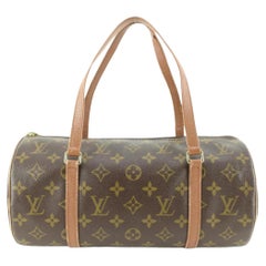 Louis Vuitton - Sac à bandoulière cylindrique Papillon 30 avec monogramme 77lk629