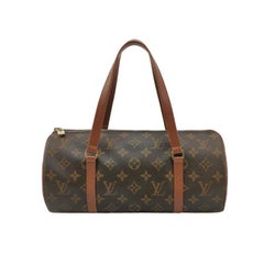 Louis Vuitton Monogram Papillon 31 Large Handbag Canvas