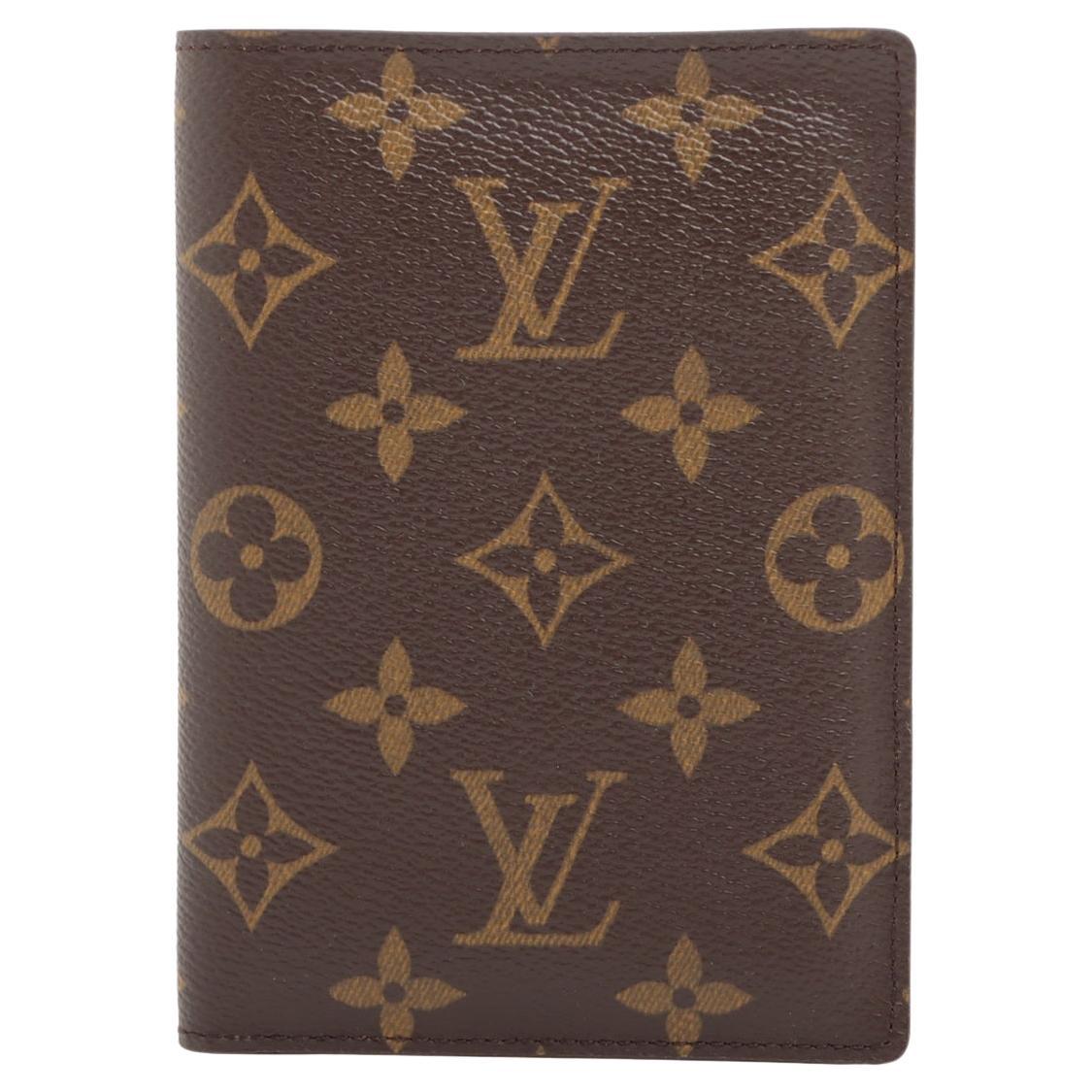 Louis Vuitton Monogram Passport Cover For Sale