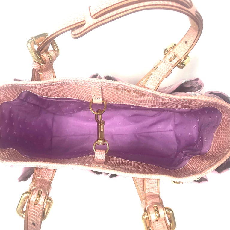 LOUIS VUITTON Monogram Pastel Glitter Cabas Tote Bag Pink For Sale at 1stdibs