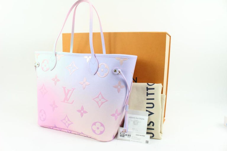 Preloved Limited Edition Louis Vuitton Neverfull MM Sunrise Pastel Tot –  KimmieBBags LLC