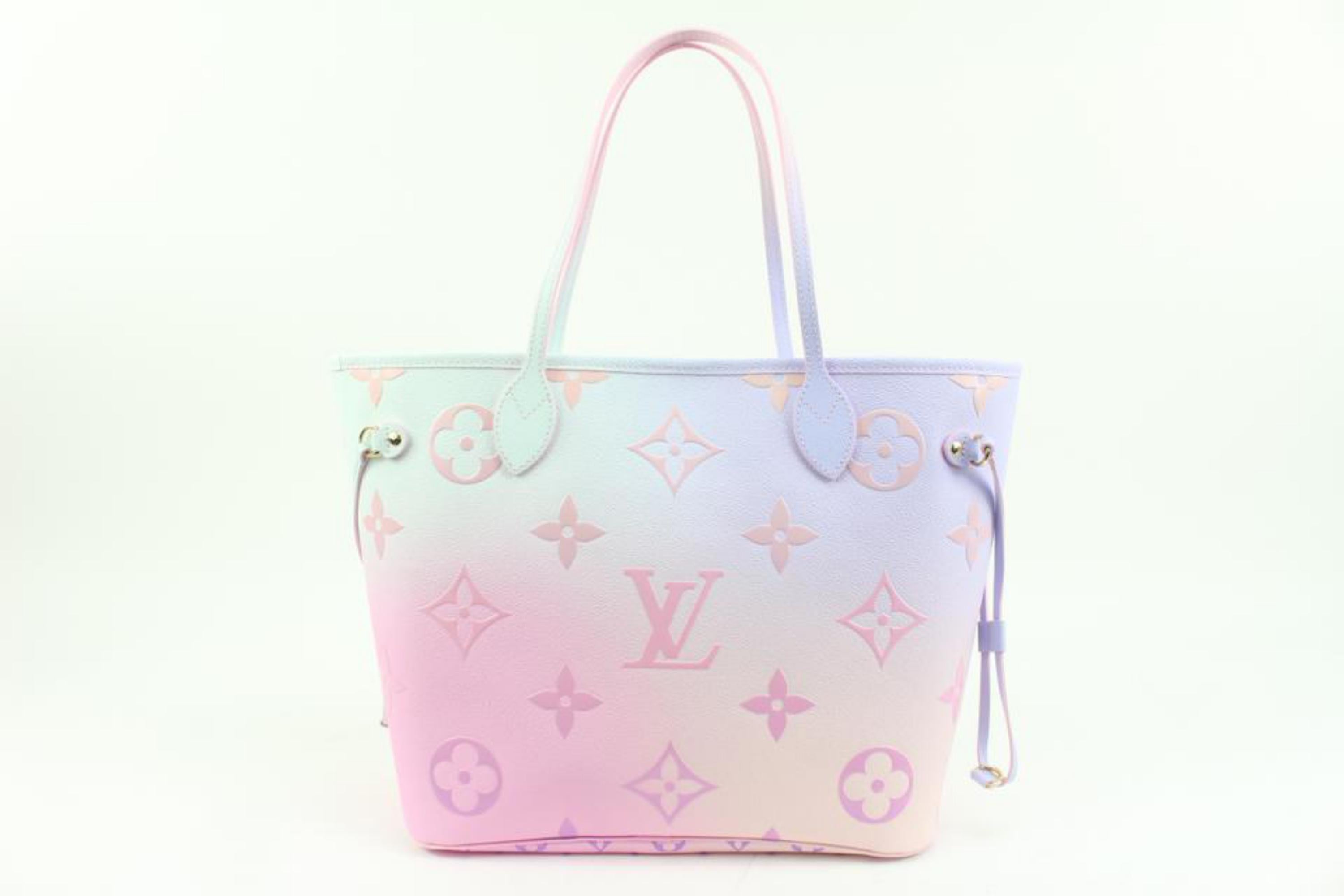 Louis Vuitton Monogram Pastels Sunrise Neverfull MM Tote bag 77lz418s In New Condition In Dix hills, NY