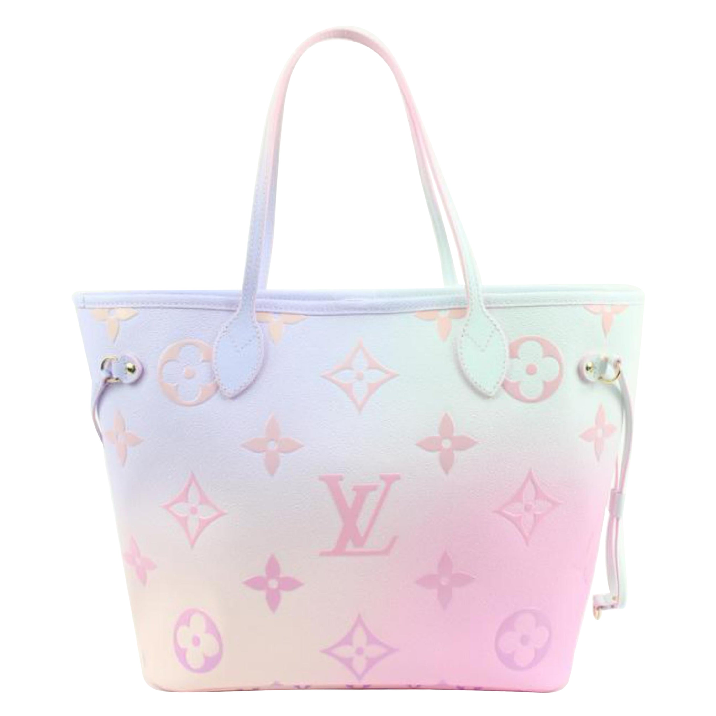 Louis Vuitton Monogram Pastels Sunrise Neverfull MM Tote bag 77lz418s