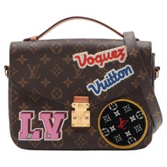 Louis Vuitton Monogram Patches Pochette Metis MM