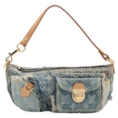 Louis Vuitton Monogramm Patchwork-Denim-Beutel