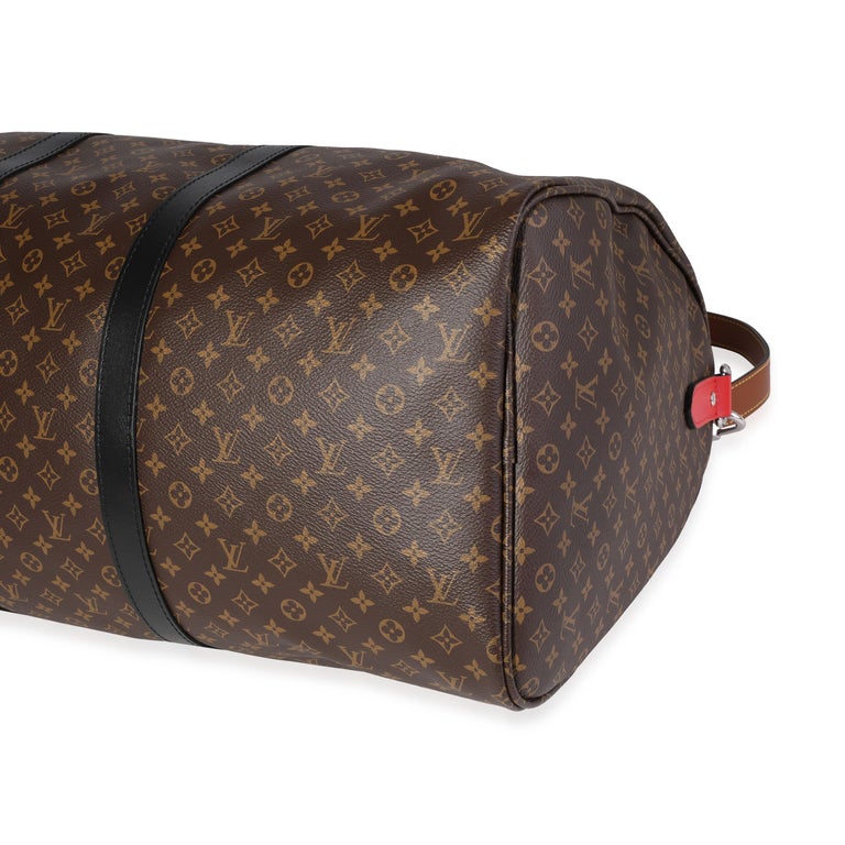 LOUIS VUITTON Monogram Patches Keepall Bandouliere 50 1057995