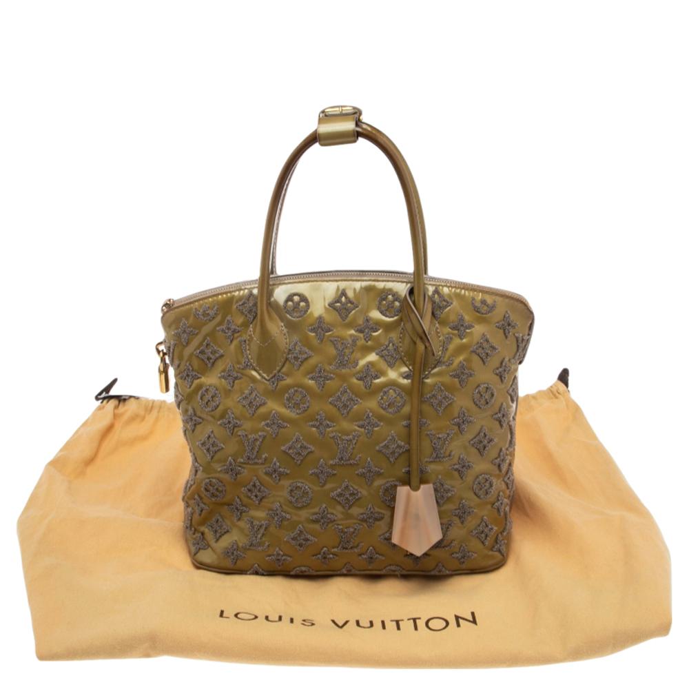 Louis Vuitton Monogram Patent Leather Limited Edition Fascination Lockit Bag 3