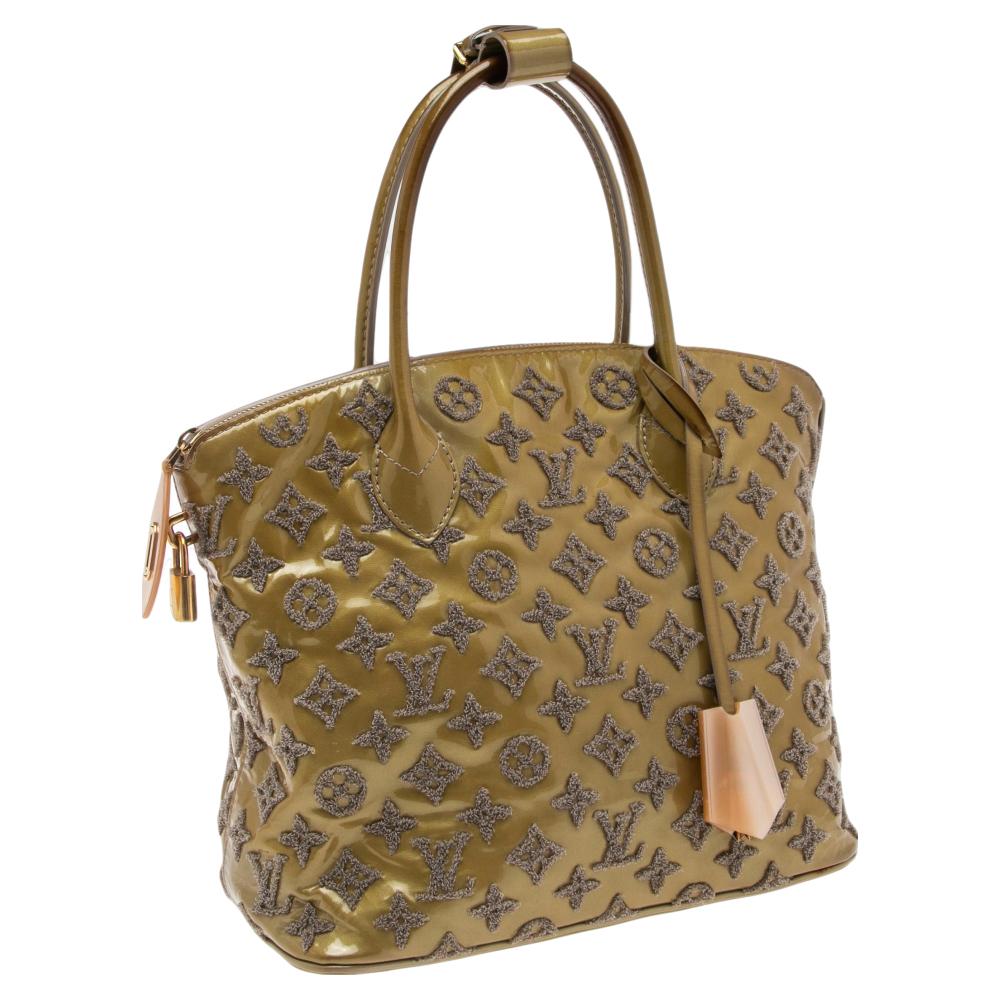 Louis Vuitton Monogram Patent Leather Limited Edition Fascination Lockit Bag 4