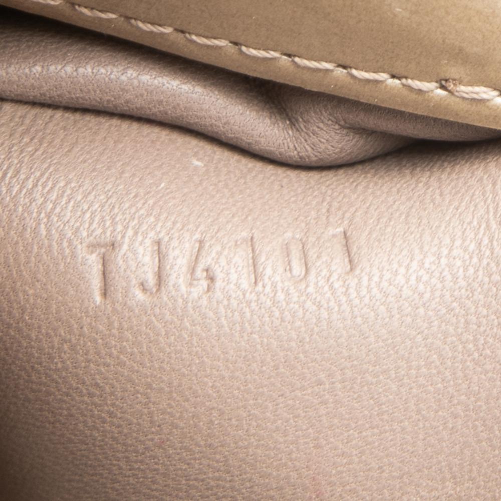 Brown Louis Vuitton Monogram Patent Leather Limited Edition Fascination Lockit Bag