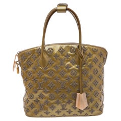 Louis Vuitton - Sac Lockit Fascination en cuir verni avec monogramme, édition limitée