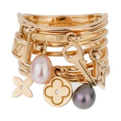 Louis Vuitton Monogram Pearl Cocktail Ring