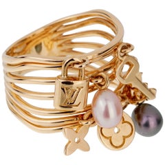 Louis Vuitton Monogram Pearl Cocktail Ring at 1stDibs  53 eu ring size to  us, anel louis vuitton, louis vuitton pearl ring