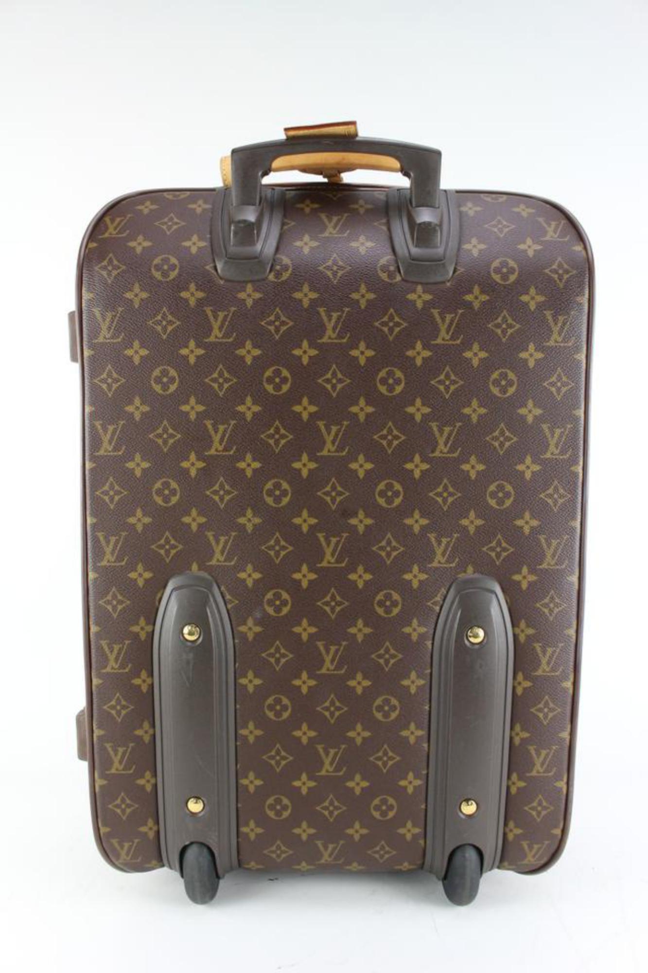 Louis Vuitton Monogram Pegase 55 Rolling Luggage Trolley 25lz513s 5