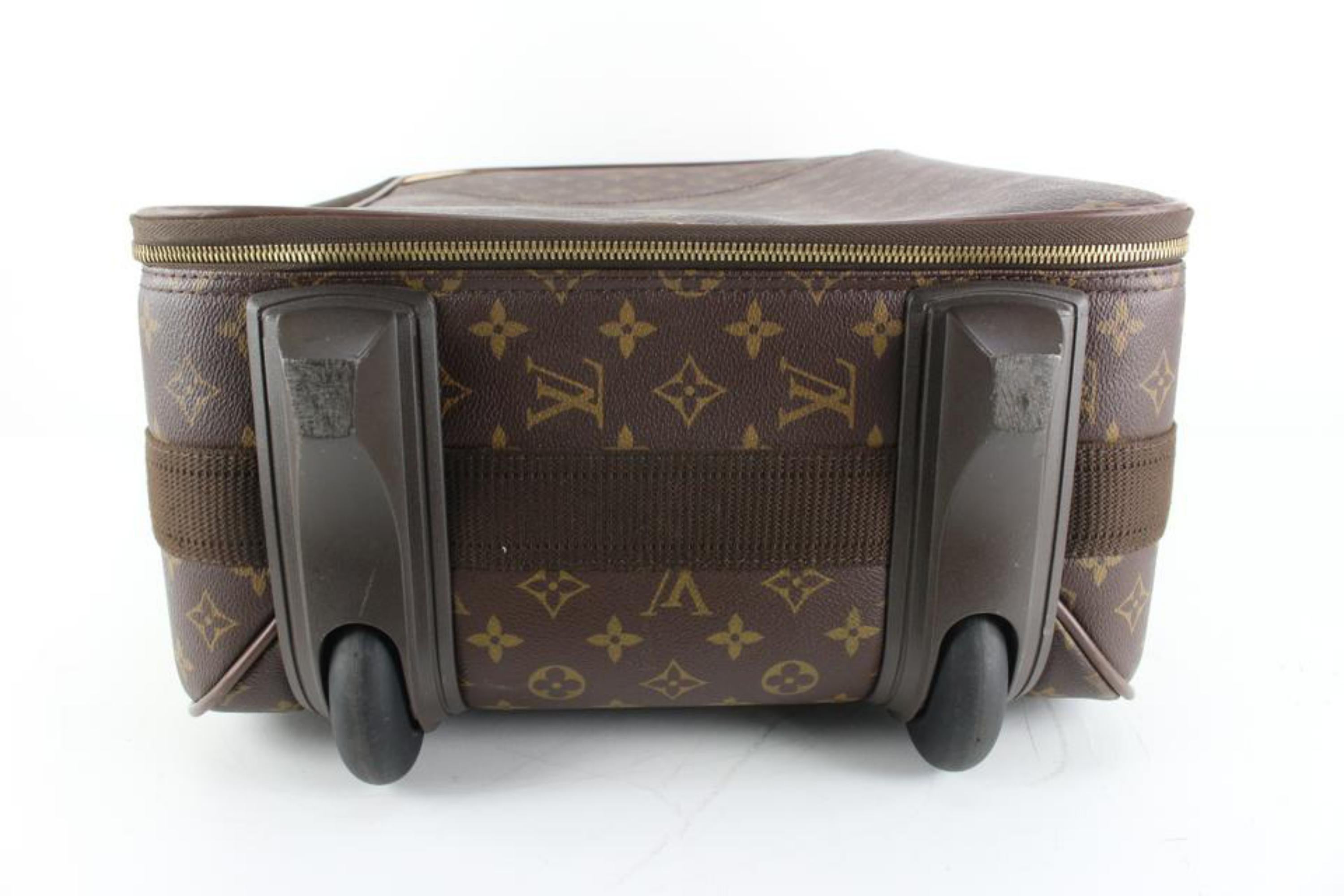 Black Louis Vuitton Monogram Pegase 55 Rolling Luggage Trolley 25lz513s
