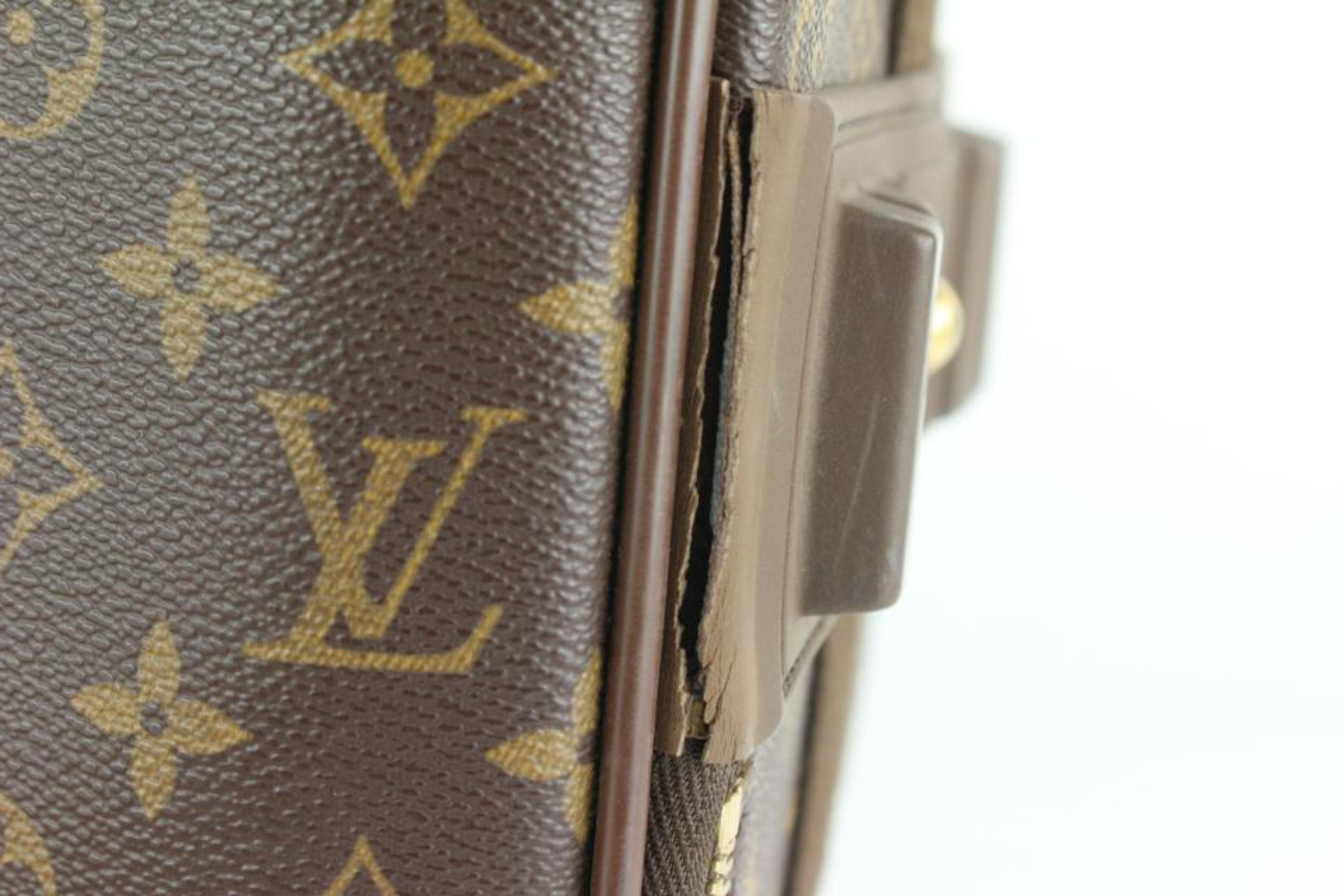 Louis Vuitton Monogram Pegase 55 Rolling Luggage Trolley 25lz513s In Good Condition In Dix hills, NY