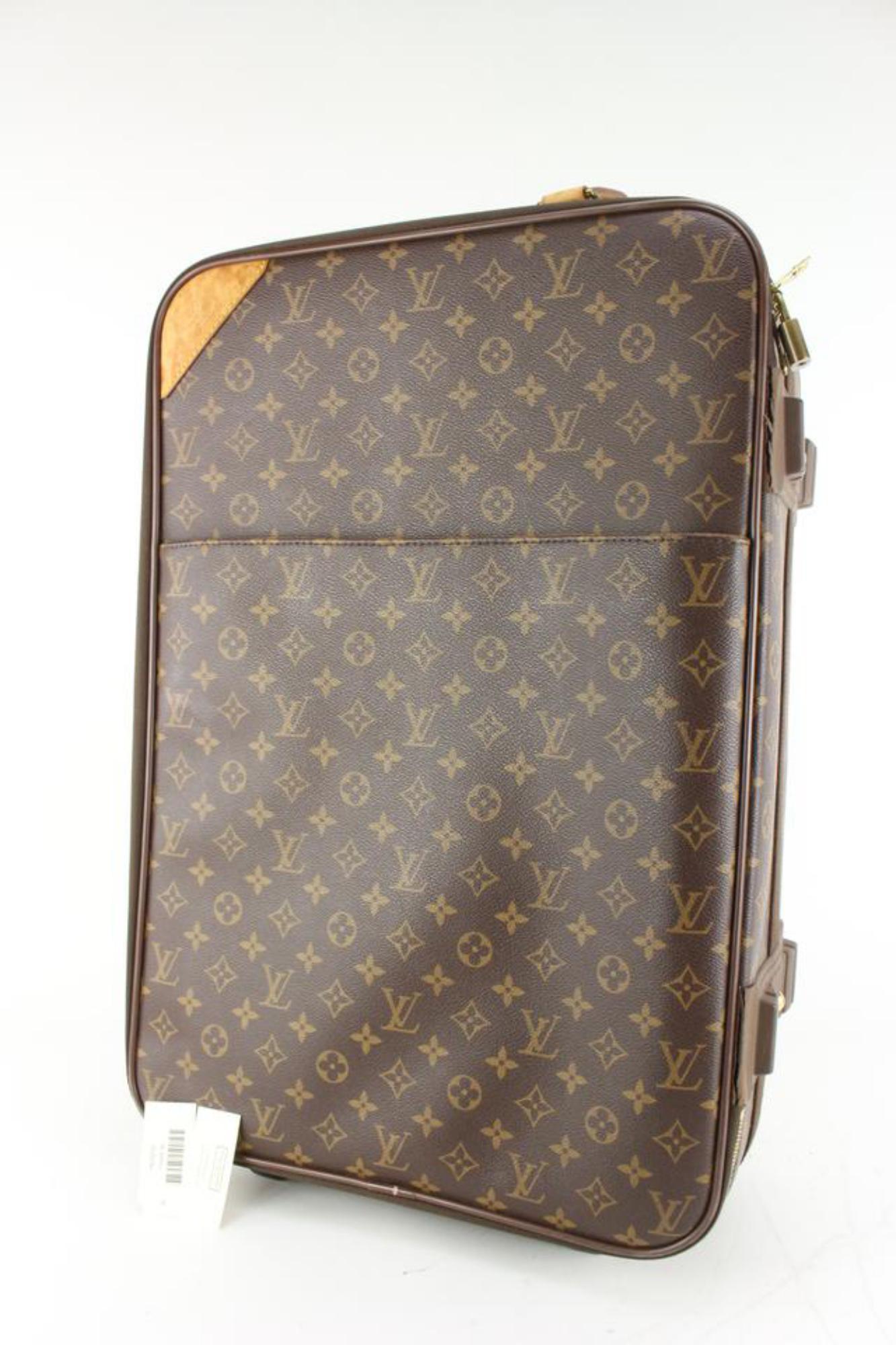 Louis Vuitton Monogram Pegase 55 Rolling Luggage Trolley 25lz513s 3